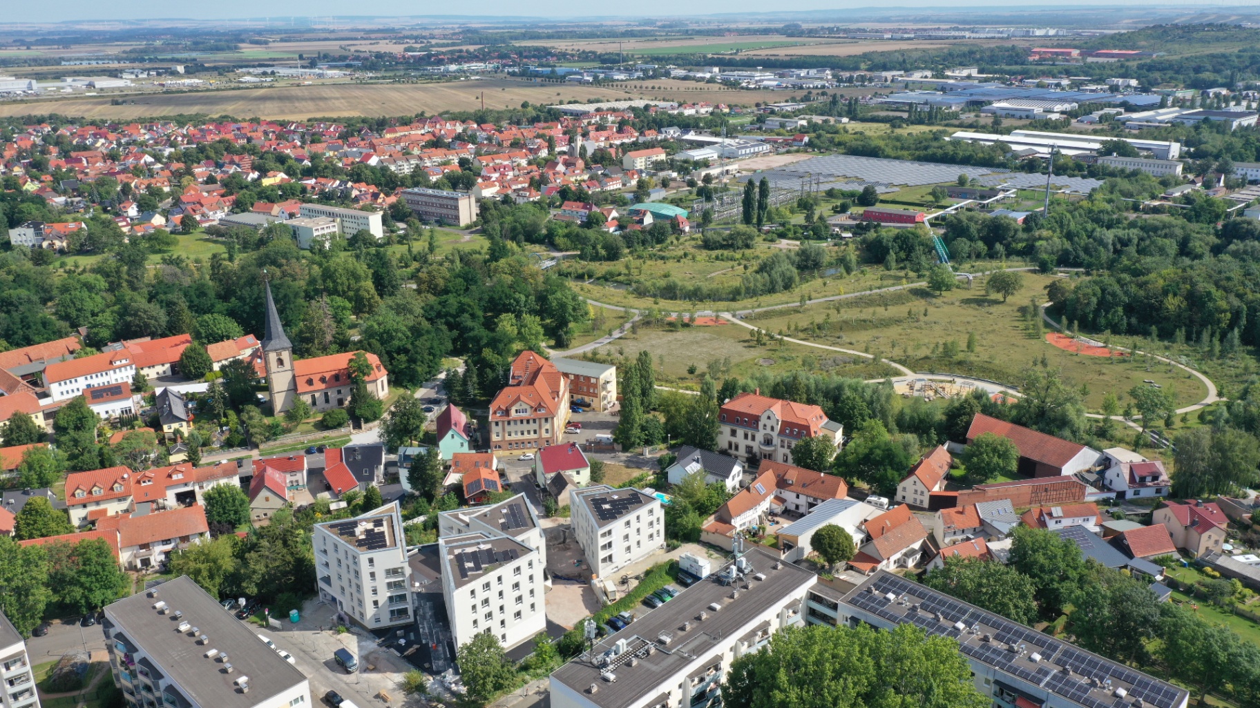 Luftbild Standort Z12 in Erfurt-Gispersleben